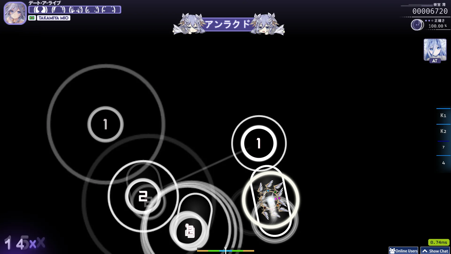 -#Takamiya Mio ⌞DT White Cursor⌝ ↓ #-